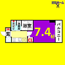 カーサビアンカ黒川 505 ｜ 愛知県名古屋市北区黒川本通4丁目37（賃貸マンション1K・5階・24.91㎡） その2