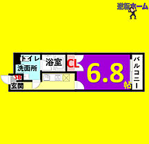 愛知県名古屋市東区代官町（賃貸マンション1K・3階・23.28㎡） その2