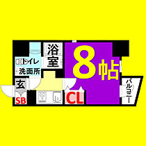 アクアヒルズ  ｜ 愛知県名古屋市中区千代田1丁目（賃貸マンション1K・6階・25.74㎡） その2