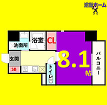 レジデンシア花の木 202 ｜ 愛知県名古屋市西区花の木2丁目23-3（賃貸マンション1K・2階・29.02㎡） その2