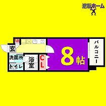 プライマル名古屋吹上  ｜ 愛知県名古屋市千種区千種通6丁目（賃貸マンション1K・9階・24.59㎡） その2