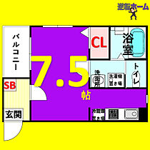 ハーモニーテラス上飯田通I 101 ｜ 愛知県名古屋市北区上飯田通2丁目28-2（賃貸アパート1R・1階・20.14㎡） その2