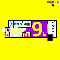 パルティール浅間町  ｜ 愛知県名古屋市西区新道1丁目（賃貸マンション1K・10階・25.38㎡） その2