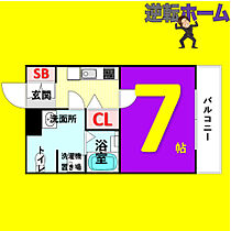 CREA児玉 205 ｜ 愛知県名古屋市西区児玉2丁目8-27（賃貸マンション1K・2階・24.00㎡） その2