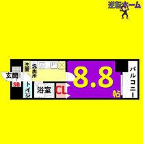 パルティール覚王山  ｜ 愛知県名古屋市千種区田代本通1丁目（賃貸マンション1K・5階・27.38㎡） その2