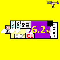 アステリ鶴舞テーセラ  ｜ 愛知県名古屋市中区千代田3丁目（賃貸マンション1K・8階・21.44㎡） その2