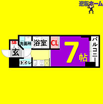 ルーエ白川公園  ｜ 愛知県名古屋市中区栄1丁目（賃貸マンション1K・7階・25.54㎡） その2