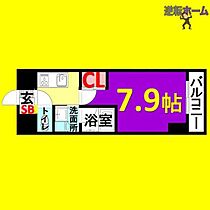 S-FORT熱田六番  ｜ 愛知県名古屋市熱田区六番2丁目（賃貸マンション1K・8階・26.35㎡） その2