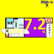 Beatus東別院(ビータスヒガシベツイン) 203 ｜ 愛知県名古屋市昭和区福江1丁目23-25（賃貸アパート1K・2階・23.34㎡） その2