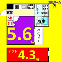 CRASTINE高畑  ｜ 愛知県名古屋市中川区高畑3丁目（賃貸アパート1K・1階・19.24㎡） その2