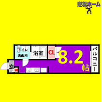 グランデ六番町  ｜ 愛知県名古屋市熱田区八番2丁目（賃貸マンション1R・6階・25.76㎡） その2