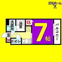 スカイコート御器所  ｜ 愛知県名古屋市昭和区御器所3丁目（賃貸マンション1K・7階・24.57㎡） その2