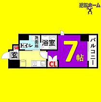 フローライト徳川  ｜ 愛知県名古屋市東区山口町（賃貸マンション1K・3階・23.60㎡） その2