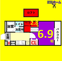 COZYPLACE星ヶ丘  ｜ 愛知県名古屋市千種区井上町（賃貸マンション1K・6階・28.51㎡） その2