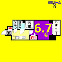 プレサンス鶴舞ファースト  ｜ 愛知県名古屋市中区千代田3丁目（賃貸マンション1K・9階・23.60㎡） その2