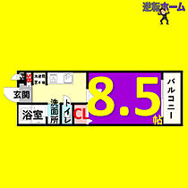 ソフィス南明 102 ｜ 愛知県名古屋市千種区南明町1丁目1（賃貸アパート1K・1階・26.32㎡） その2