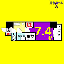 S-RESIDENCE堀田North  ｜ 愛知県名古屋市瑞穂区大喜新町1丁目（賃貸マンション1K・15階・24.85㎡） その2