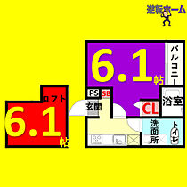 メゾン・ド・カナール(メゾンドカナール) 101 ｜ 愛知県名古屋市熱田区白鳥3丁目（賃貸アパート1K・1階・22.31㎡） その2