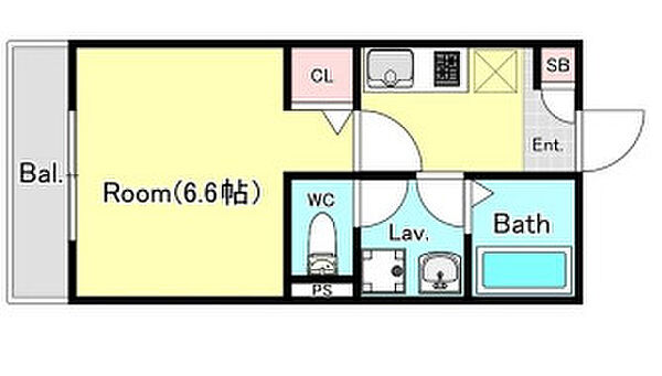 ジーメゾン松戸中和倉142 ｜千葉県松戸市中和倉(賃貸アパート1K・2階・23.04㎡)の写真 その3