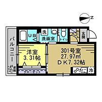 メゾン・ド・Plum新松戸  ｜ 千葉県松戸市新松戸2丁目（賃貸アパート1DK・3階・27.97㎡） その2