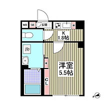 ＥＲ松戸  ｜ 千葉県松戸市根本（賃貸マンション1K・1階・20.43㎡） その2