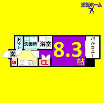 パルティール黒川  ｜ 愛知県名古屋市北区黒川本通4丁目（賃貸マンション1K・7階・24.36㎡） その2