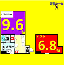 ピストハッタ  ｜ 愛知県名古屋市中村区烏森町6丁目（賃貸アパート1R・2階・22.29㎡） その2