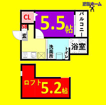 ACE　(エース)  ｜ 愛知県名古屋市中村区鈍池町1丁目（賃貸アパート1K・2階・21.40㎡） その2