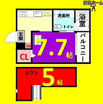 ラウレアハイツ  ｜ 愛知県名古屋市中村区下中村町1丁目（賃貸アパート1R・2階・19.68㎡） その2