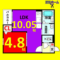 Jack ushidateI  ｜ 愛知県名古屋市中川区牛立町3丁目（賃貸アパート1LDK・1階・33.48㎡） その2