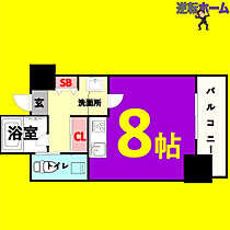 ル・ブルー鶴舞  ｜ 愛知県名古屋市中区千代田2丁目（賃貸マンション1K・8階・26.72㎡） その2