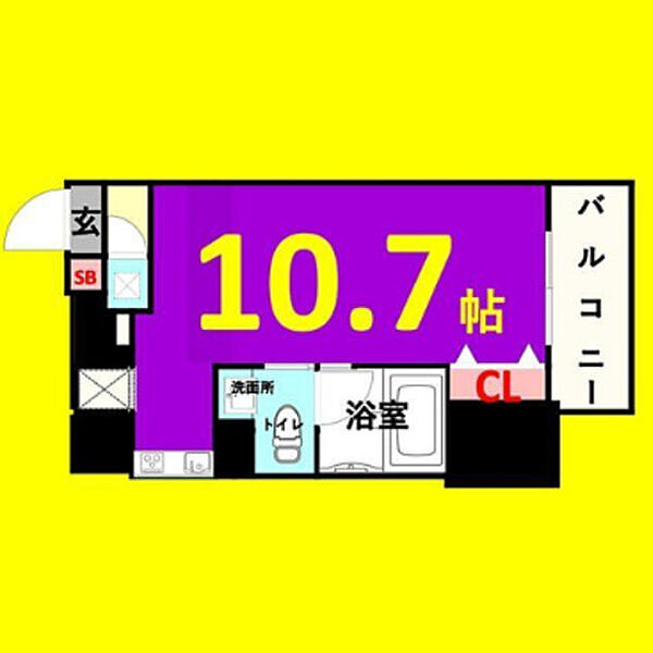 Comfort山王 ｜愛知県名古屋市中川区山王1丁目(賃貸マンション1R・1階・27.60㎡)の写真 その2