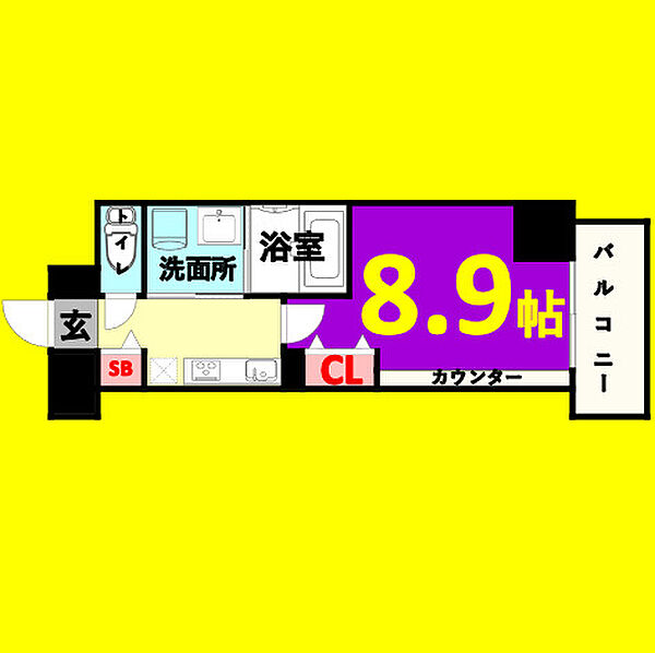 ロイヤルスクエア徳川 ｜愛知県名古屋市東区東大曽根町(賃貸マンション1K・2階・30.73㎡)の写真 その2