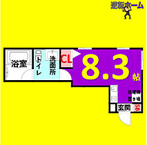 et toi 中村公園(エトワ中村公園) 101 ｜ 愛知県名古屋市中村区豊国通3丁目（賃貸マンション1R・1階・25.26㎡） その2