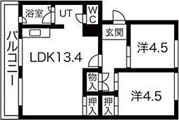 札幌西月寒団地3号棟