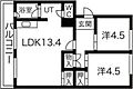 札幌西月寒団地42階5.4万円