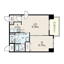 A・ステージ 1LDKの間取図画像