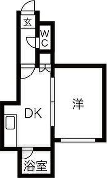 北海道札幌市豊平区福住一条3丁目(賃貸マンション1DK・4階・26.40㎡)の写真 その2