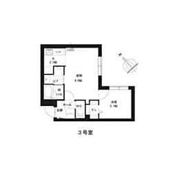 仮)グランメール本郷通1 1LDKの間取図画像