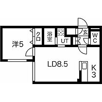 クラリス菊水II  ｜ 北海道札幌市白石区菊水六条2丁目（賃貸マンション1LDK・2階・38.91㎡） その2