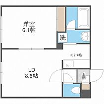 アクセラレイトＨ38  ｜ 北海道札幌市豊平区平岸三条8丁目（賃貸マンション1LDK・4階・36.00㎡） その2