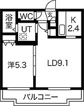 北海道札幌市豊平区美園四条5丁目（賃貸マンション1LDK・2階・35.46㎡） その2