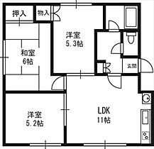 第2コーポ栄  ｜ 北海道札幌市白石区北郷四条4丁目（賃貸アパート3LDK・2階・53.00㎡） その2