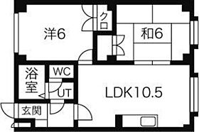 ハーベスト19B  ｜ 北海道札幌市白石区栄通19丁目（賃貸マンション2LDK・1階・47.09㎡） その2