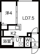 ラフィーネ平岸3条  ｜ 北海道札幌市豊平区平岸三条4丁目（賃貸マンション1LDK・5階・30.00㎡） その2