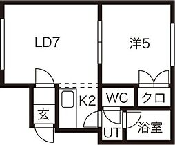 ティファニーZ  ｜ 北海道札幌市豊平区水車町2丁目（賃貸マンション1LDK・3階・28.00㎡） その2