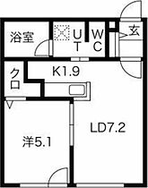 Aqua Garden平岸EAST  ｜ 北海道札幌市豊平区平岸二条7丁目（賃貸マンション1LDK・3階・32.33㎡） その2