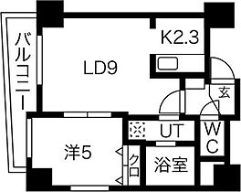 パーチェ豊平公園  ｜ 北海道札幌市豊平区美園七条1丁目（賃貸マンション1LDK・5階・37.32㎡） その2