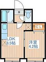 北海道札幌市南区澄川二条3丁目（賃貸アパート1LDK・3階・24.91㎡） その2