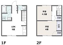 Ｆｉｎｅ　12 1階2LDKの間取り